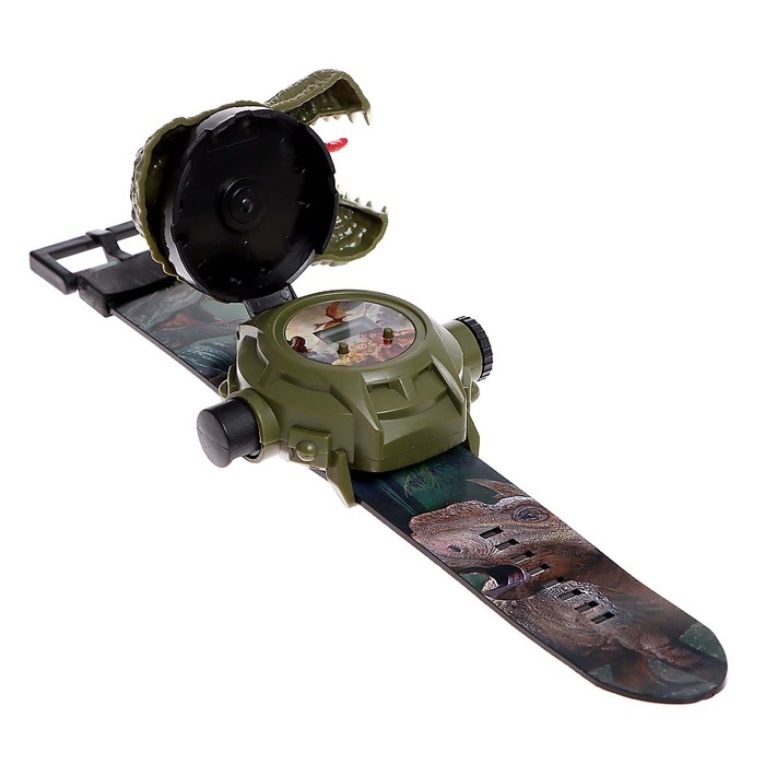 Часы-проектор &laquo;Эра динозавров&raquo;, свет