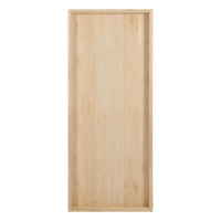 Дверной блок для бани, 190&times;80см, из сосны, на клиньях, массив, "Добропаровъ"