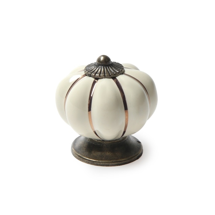 Ручка кнопка PEONY Ceramics 001, керамическая, бежевая Ручка кнопка PEONY Ceramics 001, керамическая, бежевая