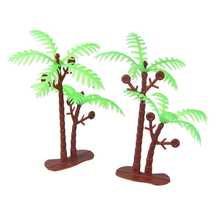 Набор резиновых игрушек для ванны &laquo;На острове&raquo;, с пищалкой, 8 шт, Крошка Я