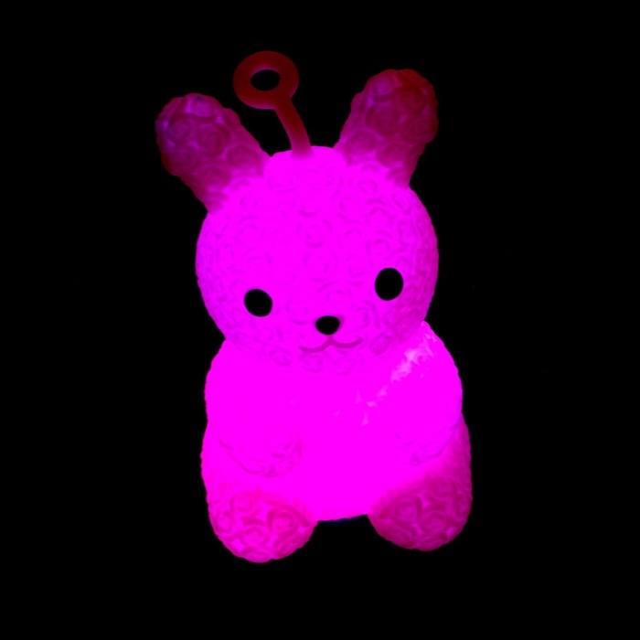 Мялка &laquo;Зайка&raquo; световой, цвета МИКС