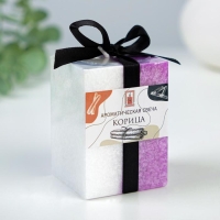 Свеча куб 5х7,5см, "Кристаллический узор", корица Свеча куб 5х7,5см, "Кристаллический узор", корица