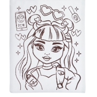 Сумка-Шоппер, раскраска &laquo;Милашка&raquo; 20 &times; 27 см