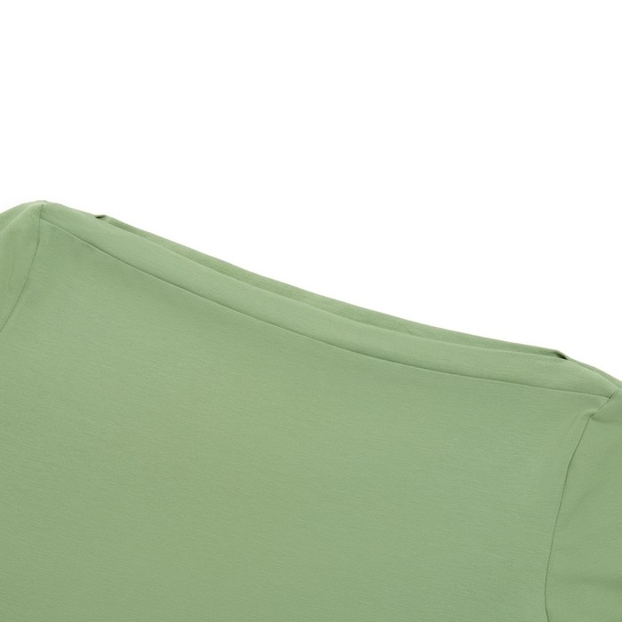 Лонгслив женский MINAKU: Basic line цвет оливковый, р-р 46