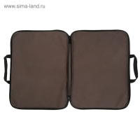 Папка для чертежей и рисунков А3, 470 х 350 х 20 мм, с ручками, текстильная, Calligrata Стандарт, Коричневая, плотность 600D Папка для чертежей и рисунков А3, 470 х 350 х 20 мм, с ручками, текстильная, Calligrata Стандарт, Коричневая, плотность 600D