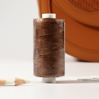 Нитки вощёные, плоские, 210D/16, 1 мм, 50 ± 2 м, цвет светло-коричневый Нитки вощёные, плоские, 210D/16, 1 мм, 50 ± 2 м, цвет светло-коричневый