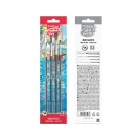 Набор кистей Пони 4 штуки Erich Krause, круглые № 2, 4, 6, 8, в блистере Набор кистей Пони 4 штуки Erich Krause, круглые № 2, 4, 6, 8, в блистере