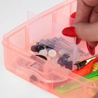 Швейный набор, 75 предметов, в трёхъярусном боксе, 16 × 15 × 12,5 см, цвет МИКС Швейный набор, 75 предметов, в трёхъярусном боксе, 16 × 15 × 12,5 см, цвет МИКС