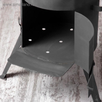 Печь под казан 8 л D=32 см, с дымоходом, с дверцей Печь под казан 8 л D=32 см, с дымоходом, с дверцей