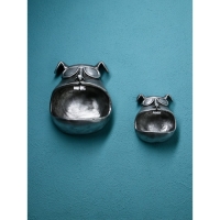 Набор настенных фигур &laquo;Собака&raquo;, полистоун, 25 см, цвет серебро