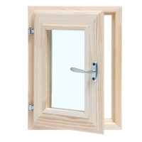 Окно, 40&times;30см, двойное стекло, из хвои