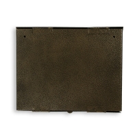 Ящик почтовый без замка (с петлёй), горизонтальный &laquo;Широкий&raquo;, бронзовый