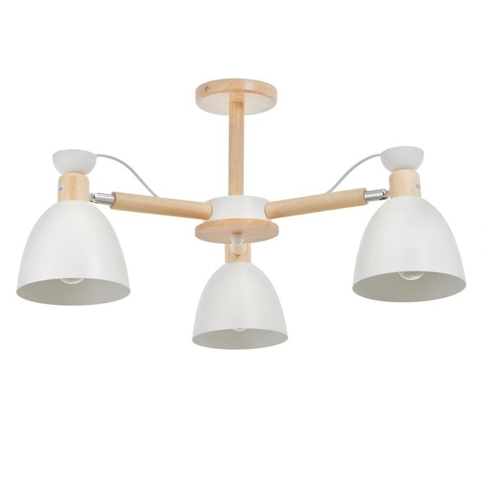 Люстра 1062/3WT E27 60Вт белый 55х55х50 см BayerLux