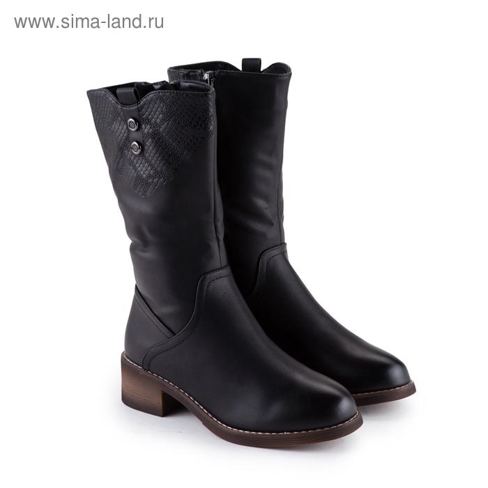 Сапоги женские, цвет чёрный, размер 36 Сапоги женские, цвет чёрный, размер 36
