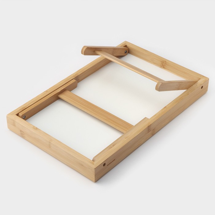 Поднос для завтрака с ножками Доляна, 46,5&times;25 см, бамбук