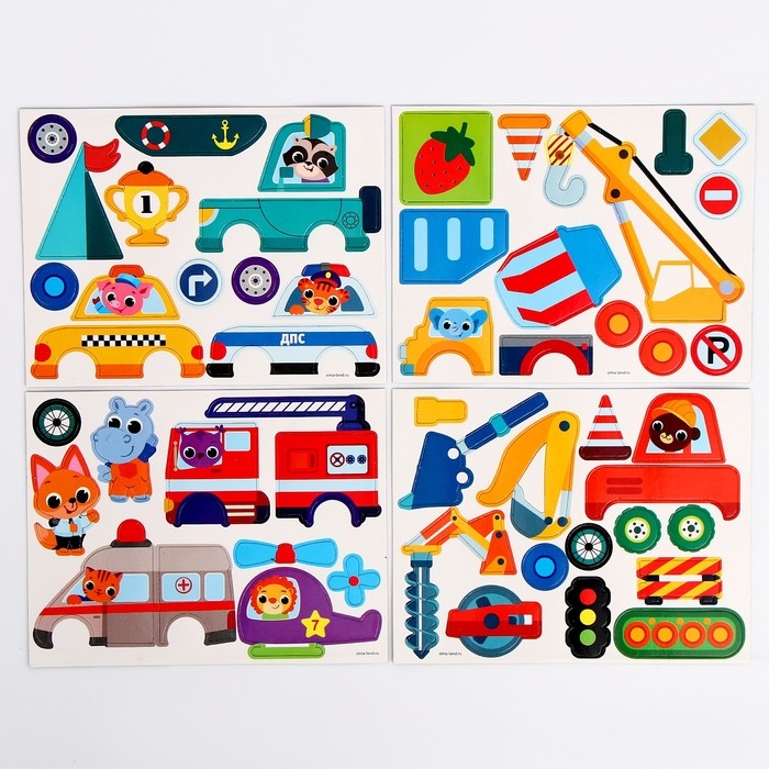 Магнитный конструктор &laquo;Транспорт&raquo;