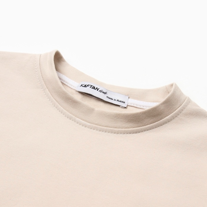 Футболка детская с дл.рукавом KAFTAN, р. 30 (98-104 см), бежевый Футболка детская с дл.рукавом KAFTAN, р. 30 (98-104 см), бежевый