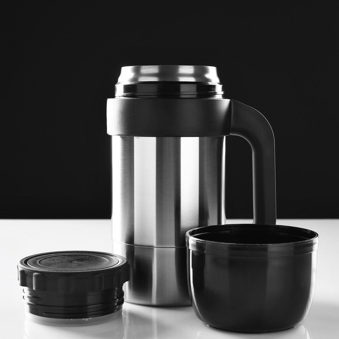 Термос "Амет. Турист-Н" 1с585, с широким горлом, 1 л, 43 &deg;С, 24 ч