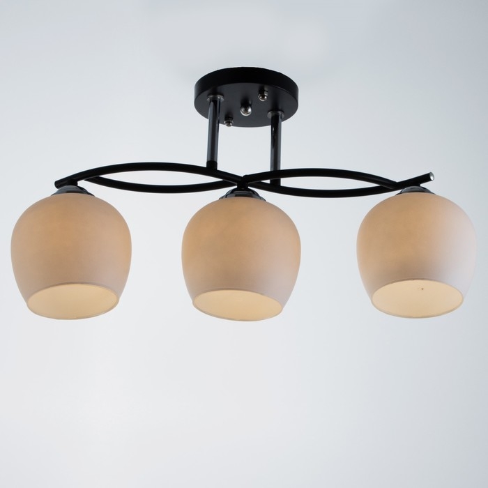 Люстра "Алтера" 3хЕ27 40Вт чёрный 42х21х27 см BayerLux