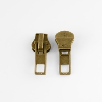 Бегунок автоматический для металлической молнии, №5, 10 шт, цвет антик Бегунок автоматический для металлической молнии, №5, 10 шт, цвет антик