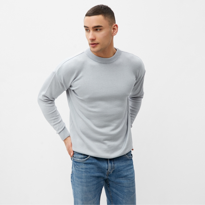 Джемпер мужской MINAKU: Casual Collection цвет графит, р-р 50 Джемпер мужской MINAKU: Casual Collection цвет графит, р-р 50