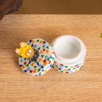 Сувенирная шкатулка &laquo;Котик&raquo;, 4.5&times;4.5&times;6.5 см, дерево, разноцветная