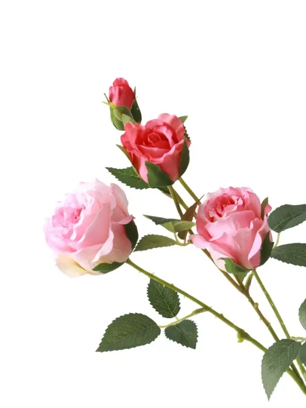 Цветы искусственные &laquo;Роза Августина галант&raquo;, d=6 см, h=55 см, светло-розовые