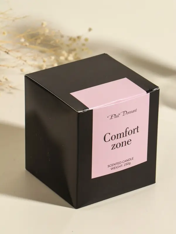 Свеча в вулканическом подсвечнике "Лава" терракот 8,5х8,5х7,5 см