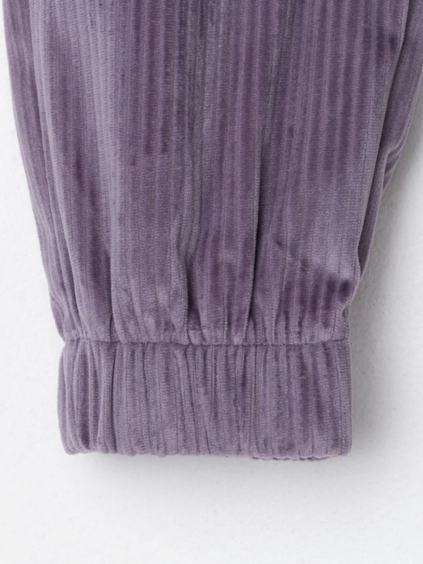 Костюм детский KAFTAN Костюм детский KAFTAN "Velvet", размер 32 (110-116), цвет фиолетовый