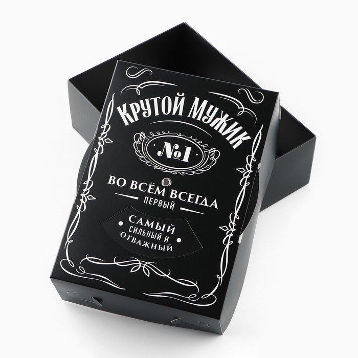 Коробка складная &laquo;Крутой мужик &raquo;, 21 х 15 х 7 см