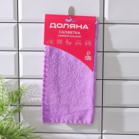Салфетка для уборки Доляна, микрофибра, влаговпитывающая, 30&times;30 см, цвет МИКС