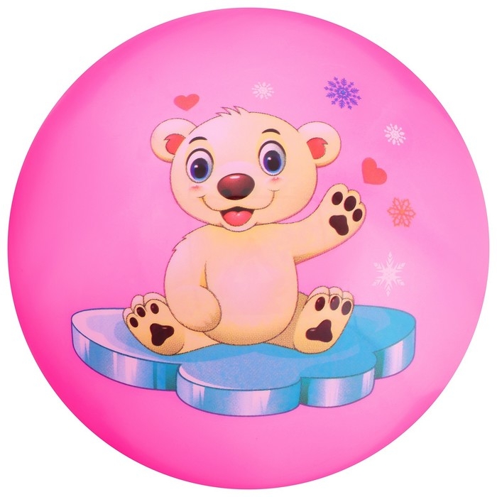 Мяч детский &laquo;Животные&raquo;, d=22 см, 60 г, цвет МИКС