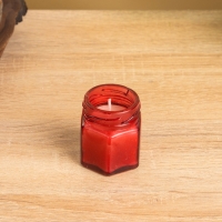 Свеча вотивная в стеклянной баночке с крышкой 100 гр, тропический закат Свеча вотивная в стеклянной баночке с крышкой 100 гр, тропический закат