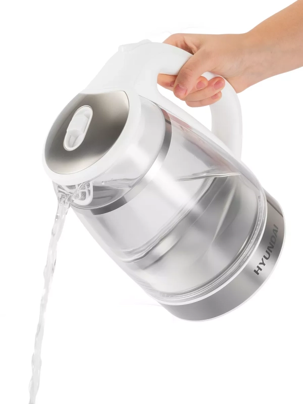 Чайник HYK-G3506 1.7л. 2200Вт белый