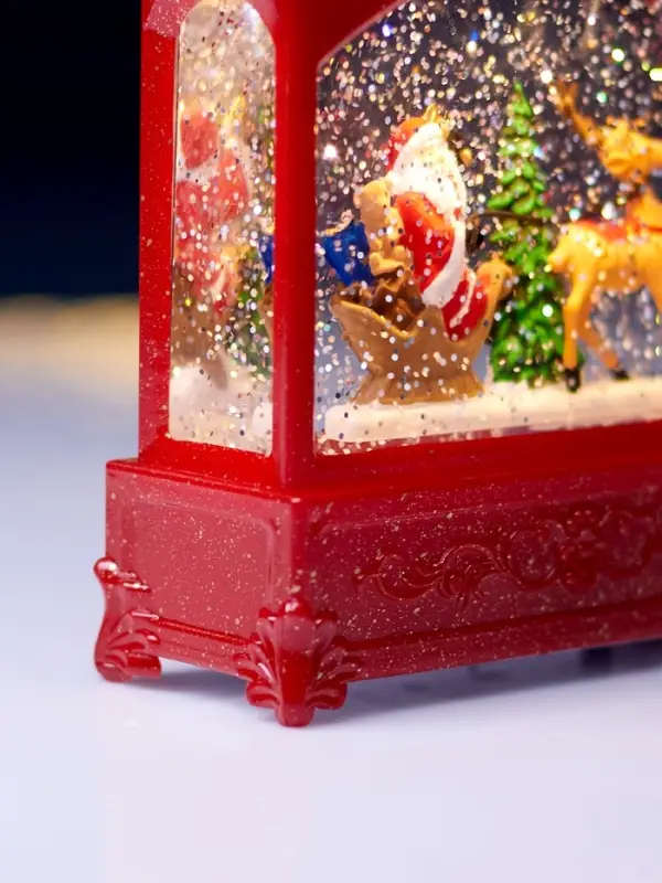 Фигура светодиодная "Упряжка" 5.5х14х19.5 см, 3хААА (не в компл.), музыка, USB, Т/БЕЛЫЙ