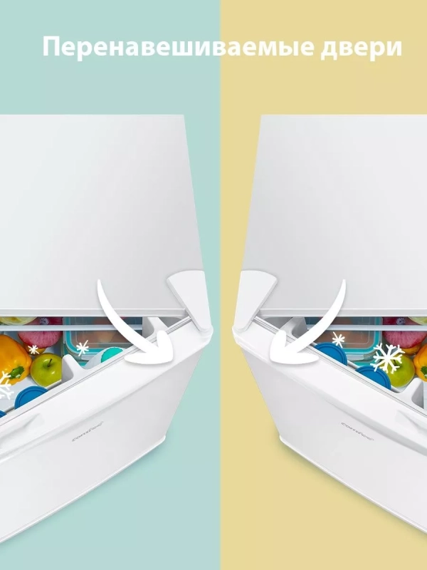 Холодильник RCD76WH1R, 43л, мороз отсек, однокамерный, белый