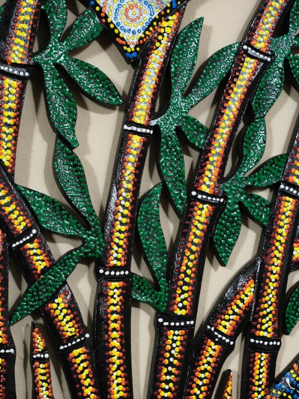 Панно резное МДФ Панно резное МДФ "Сердце", 40х40х0,6 см