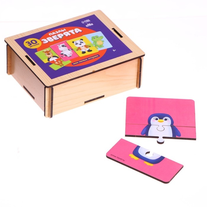 Пазлы &laquo;Весёлые зверята&raquo;