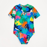 Купальник слитный детский MINAKU на молнии, рост 116-122 Купальник слитный детский MINAKU на молнии, рост 116-122