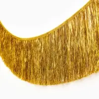 Гирлянда "Бахрома" 2 м золотая