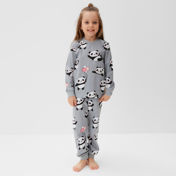 Пижама (джемпер, брюки) KAFTAN Пижама (джемпер, брюки) KAFTAN "Панды" рост 122-128 (34)