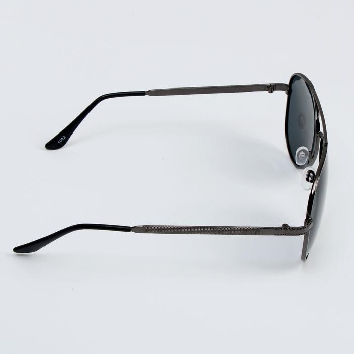 Очки солнцезащитные OneSun, поляризационные, UV 380, дужка 15 см, ширина 15 см, линза 5.5&times;6 см, чёрные