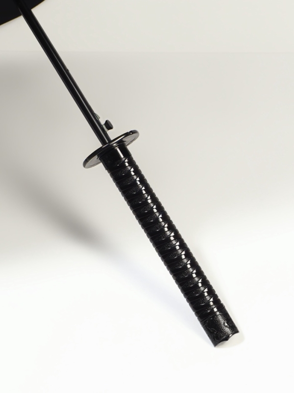 Зонт-трость п/авт R52/60 16сп эпонж САМУРАЙ ручка-катана черный шильд QF Зонт-трость п/авт R52/60 16сп эпонж САМУРАЙ ручка-катана черный шильд QF