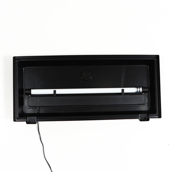 Аквариум "Прямоугольный" с крышкой, 85 литров, 72 x 31 x 38/44 см, чёрный