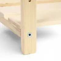 Стеллаж деревянный 3 полок 79 х 40 х 28 см, с регулируемыми полками