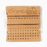Вечный календарь «Sweet home» деревянный, 17,5 х 17 см Вечный календарь «Sweet home» деревянный, 17,5 х 17 см