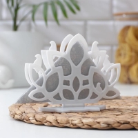 Салфетница Verona, 13,9&times;5,8&times;10,5 см, цвет белый