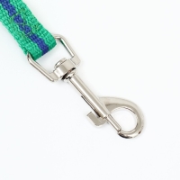 Поводок 1,2 м х 1,5 см, зелёно-синий