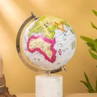 Глобус сувенирный, 23&times;20&times;32 см, подставка мрамор