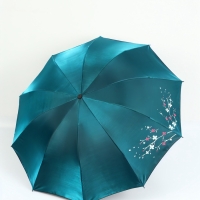 Зонт механический &laquo;Хамелеон&raquo;, эпонж, 4 сложения, 10 спиц, R = 48/56 см, D = 112 см, цвет МИКС